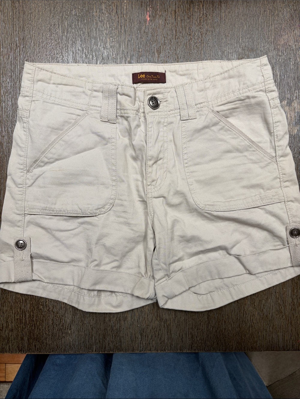 Lee Women's Cream Utility Bermuda Shorts